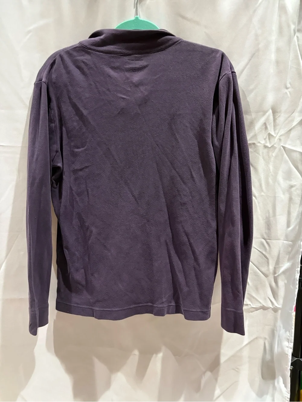 Banana Republic Men’s Deep Purple Half-Zip Pullover Sweater